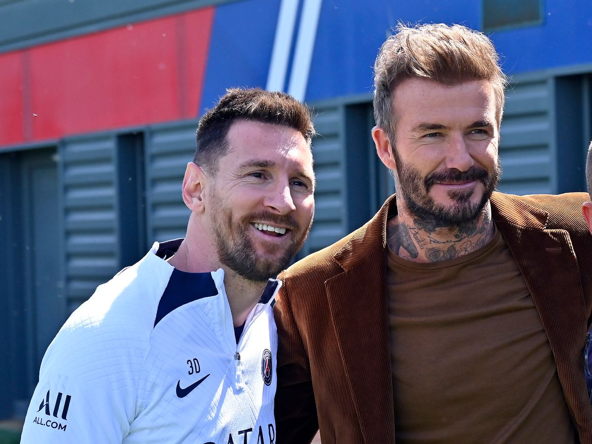 Messi có mối quan hệ tốt đẹp với Beckham Messi có mối quan hệ tốt đẹp với Beckham