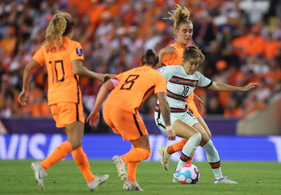 Tuyển nữ Bồ Đào Nha chỉ thua Hà Lan 2-3 ở EURO nữ 2022 Tuyển nữ Bồ Đào Nha chỉ thua Hà Lan 2-3 ở EURO nữ 2022