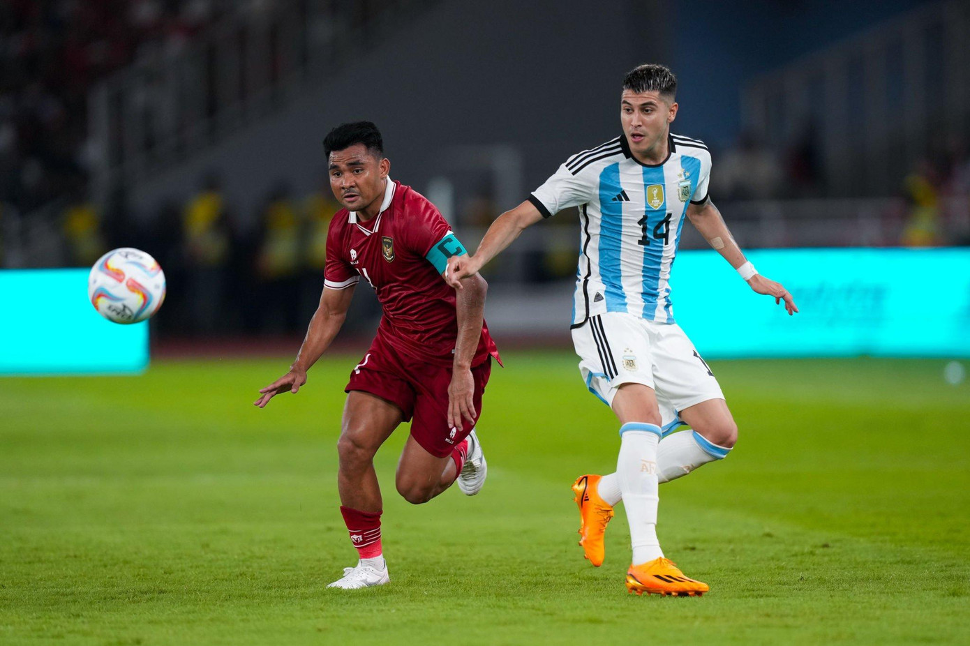 Indonesia gây ấn tượng mạnh ở trận giao hữu với Argentina vừa qua