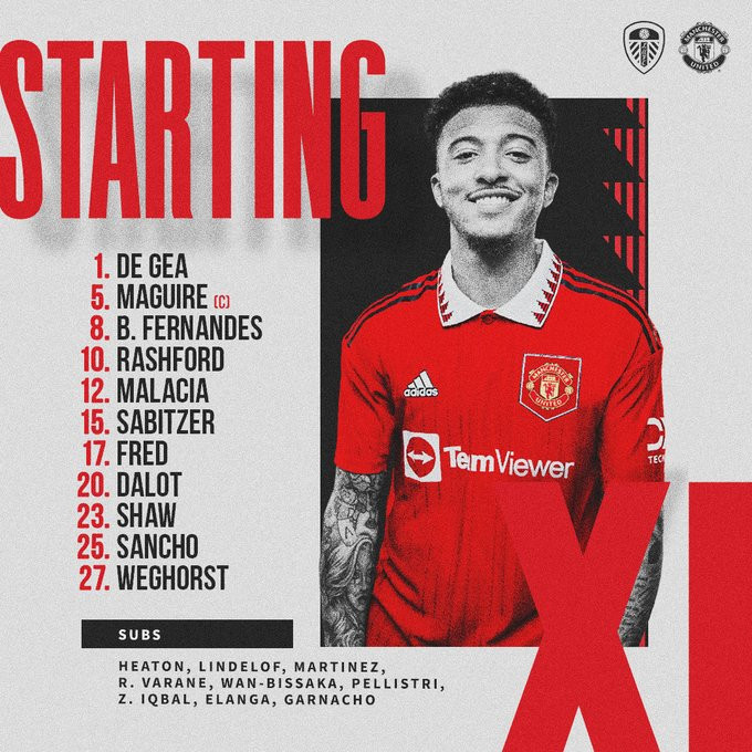 Thắng Leeds 2-0, MU bám sát Arsenal trên tốp đầu ảnh 1 Thắng Leeds 2-0, MU bám sát Arsenal trên tốp đầu ảnh 1