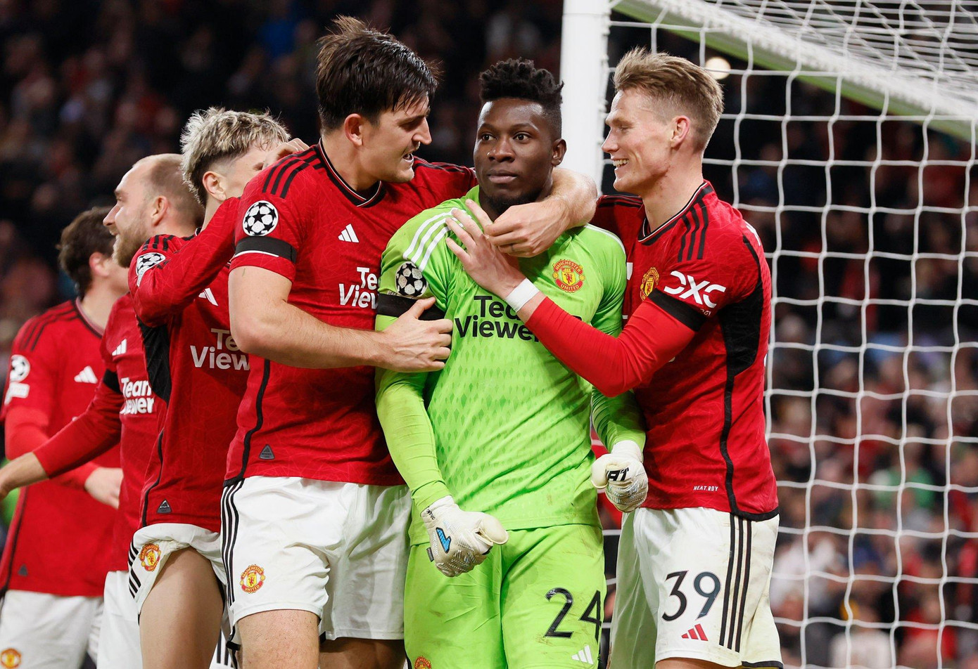 Maguire và Onana trở thành người hùng giúp MU chiến thắng