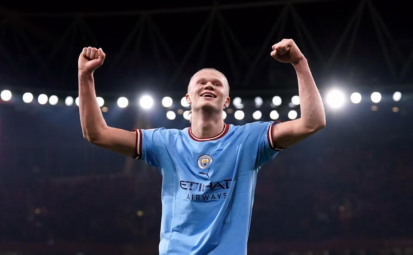 Haaland lập hat-trick trước Nottingham ở trận lượt đi Haaland lập hat-trick trước Nottingham ở trận lượt đi