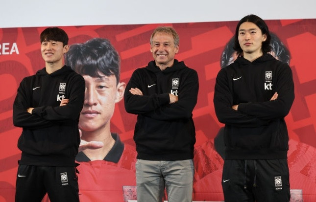 HLV Jurgen Klinsmann tại lễ công bố danh sách tuyển Hàn Quốc dự Asian Cup 2023