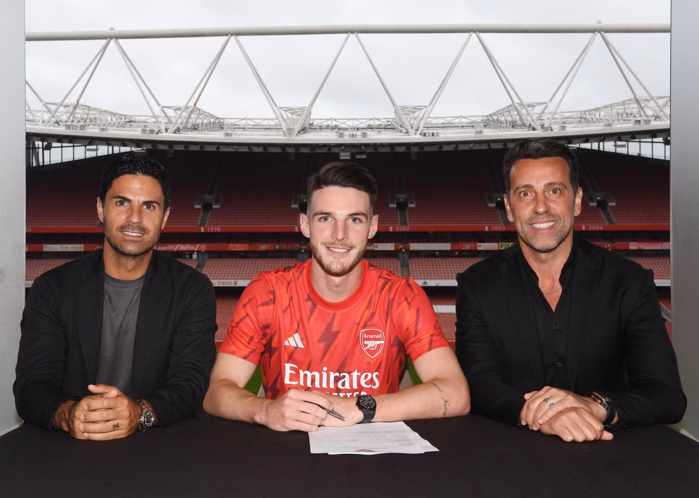 Declan Rice là hợp đồng trong mơ của HLV Mikel Arteta. Ảnh: Getty