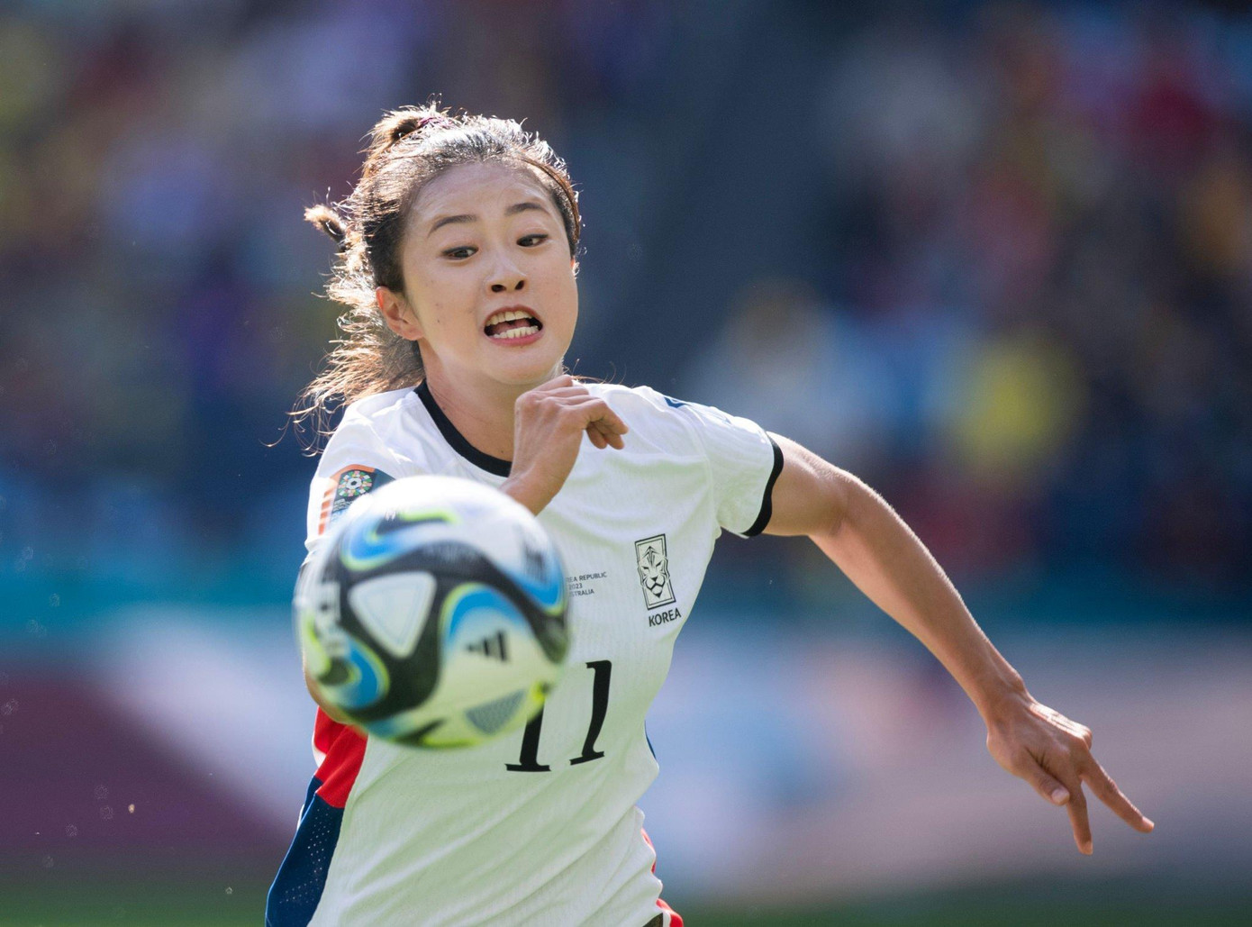 Tuyển nữ Hàn Quốc không còn đường lùi. Ảnh: Getty
