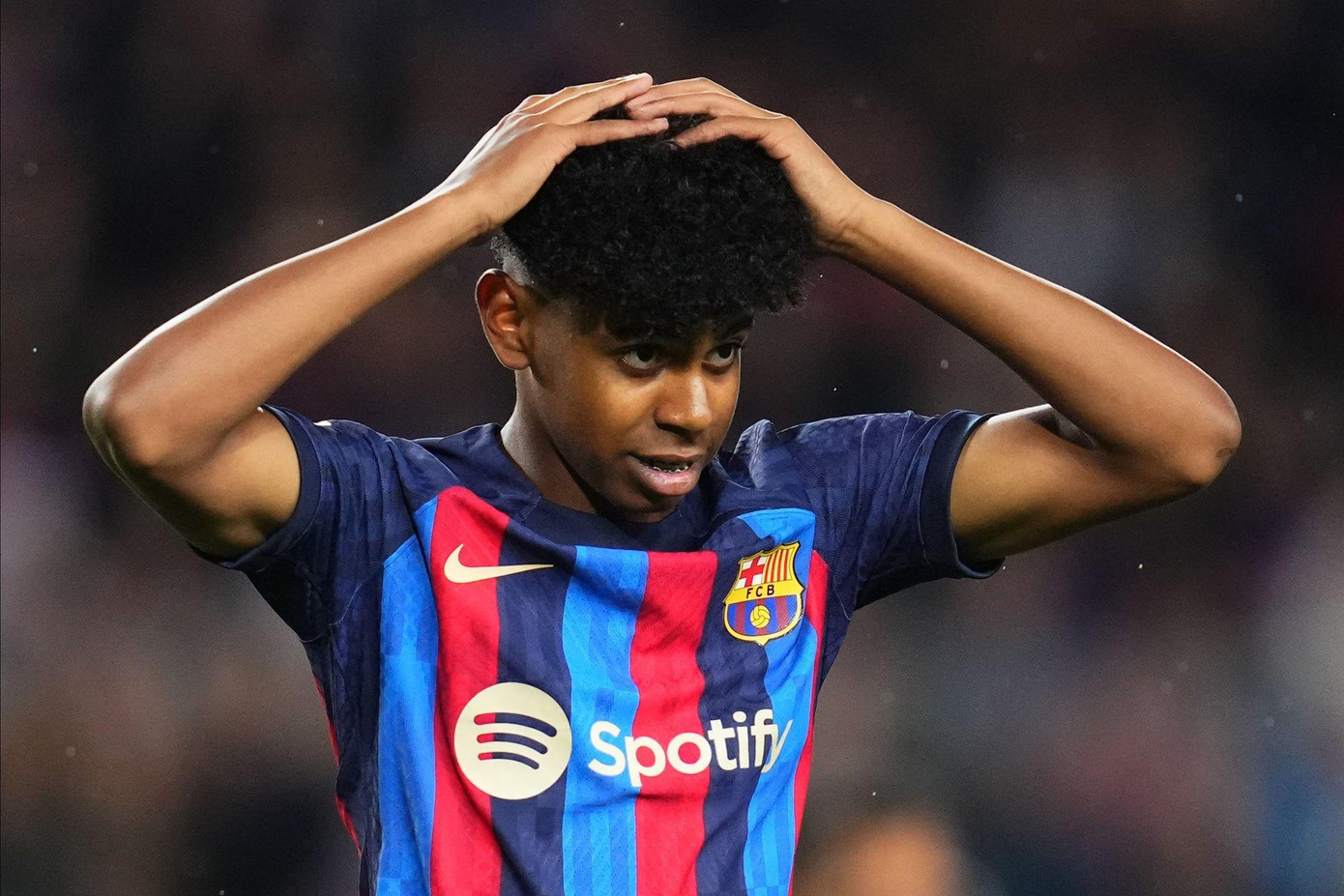 Lamine Yamal tiếc nuối cơ hội ghi bàn Lamine Yamal tiếc nuối cơ hội ghi bàn