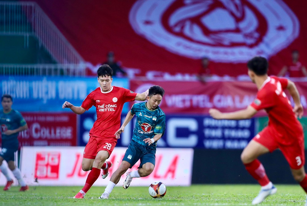 Hoàng Đức chưa để lại dấu ấn nào đáng kể. Ảnh: Duy Anh Hoàng Đức chưa để lại dấu ấn nào đáng kể. Ảnh: Duy Anh