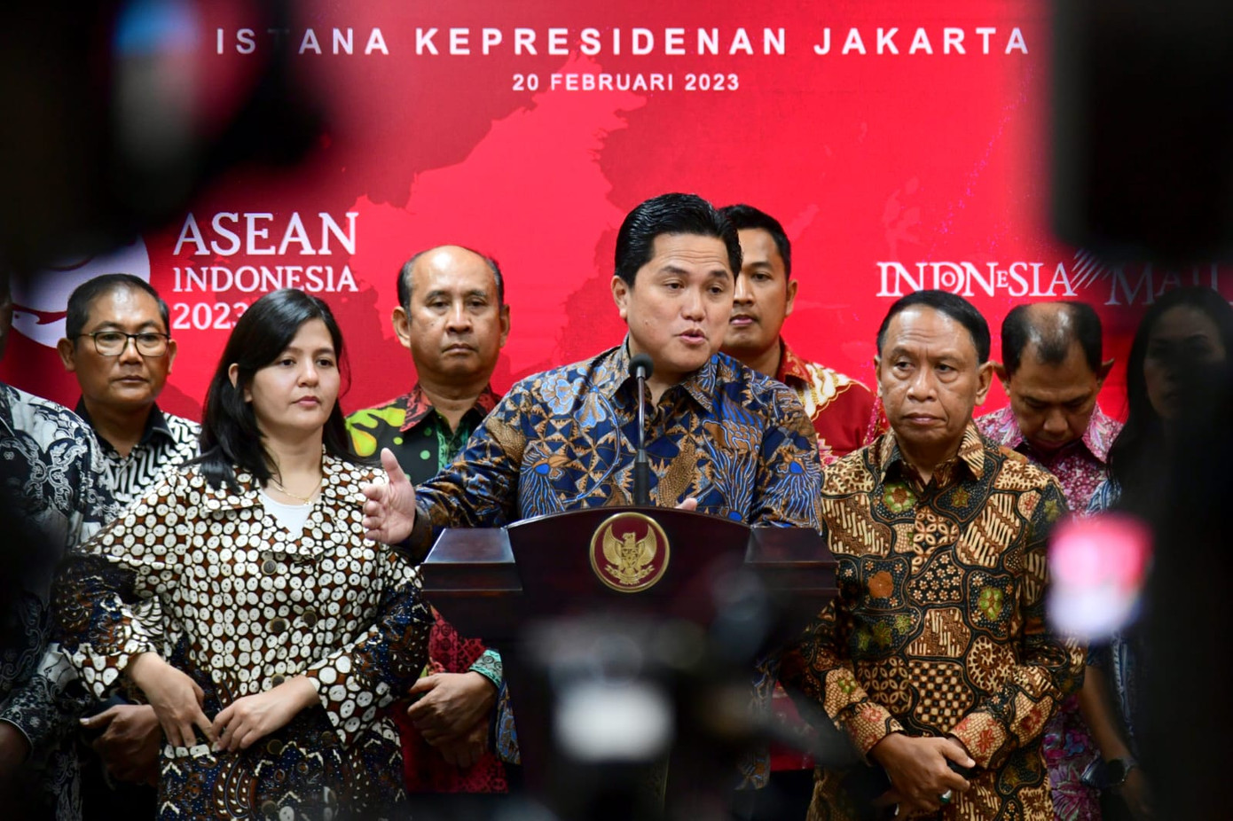 Ông Erick Thohir úp mở về trận đấu giữa Indonesia và Argentina Ông Erick Thohir úp mở về trận đấu giữa Indonesia và Argentina