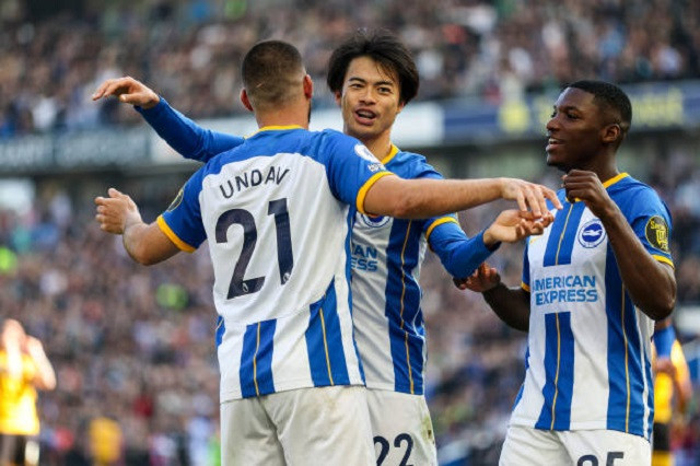 Brighton đang sung mãn hơn hẳn MU Brighton đang sung mãn hơn hẳn MU