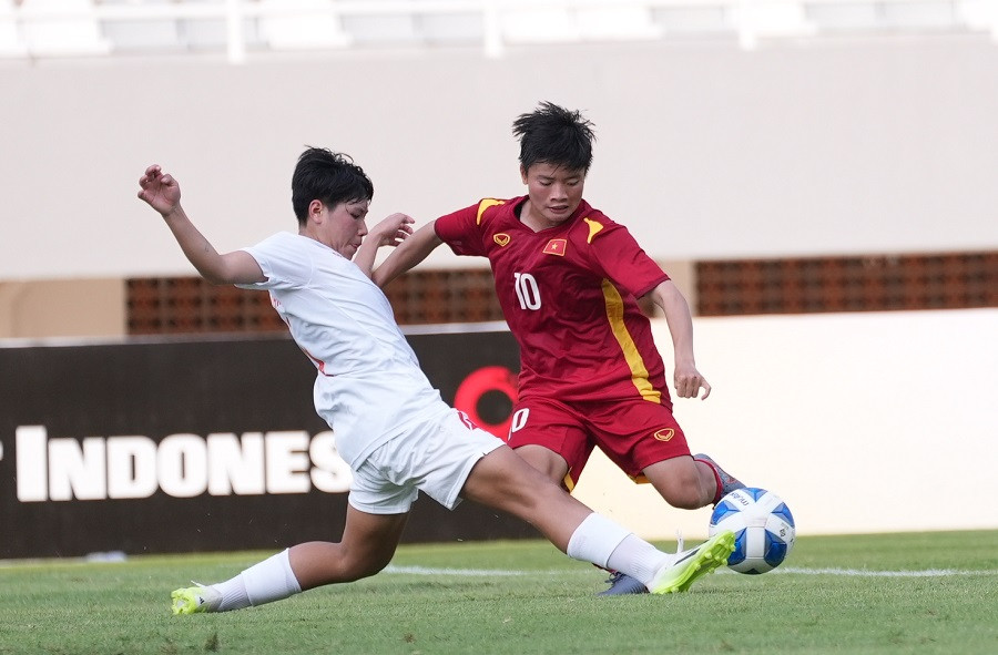 Ngọc Minh Chuyên hứa hẹn sẽ mang về chiến thắng cho U19 nữ Việt Nam. Ảnh: VFF Ngọc Minh Chuyên hứa hẹn sẽ mang về chiến thắng cho U19 nữ Việt Nam. Ảnh: VFF