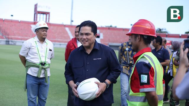Chủ tịch PSSI, Erick Thohir đi thăm các sân vận động phục vụ U20 World Cup 2023