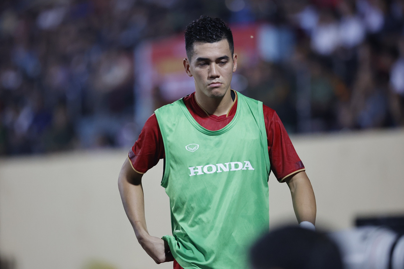 Tiến Linh khá trầm. Ảnh: Như Ý