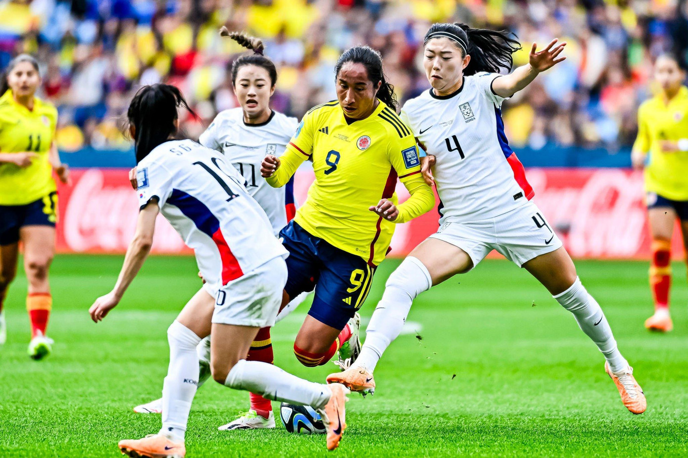 Tuyển nữ Hàn Quốc hướng đến chiến thắng trước Morocco. Ảnh: Getty Tuyển nữ Hàn Quốc hướng đến chiến thắng trước Morocco. Ảnh: Getty