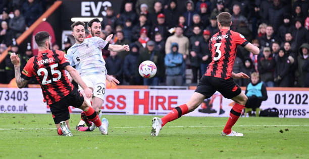 Salah đá hỏng 11m, Liverpool thua sốc Bournemouth ngay sau đại thắng MU ảnh 12 Salah đá hỏng 11m, Liverpool thua sốc Bournemouth ngay sau đại thắng MU ảnh 12