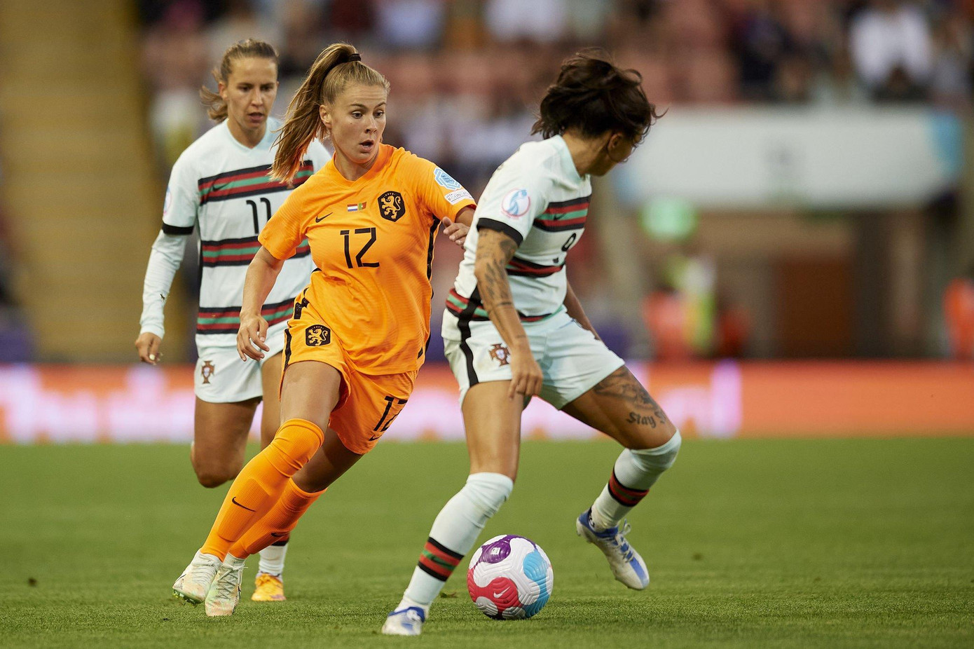 Tuyển nữ Hà Lan không dễ thắng Bồ Đào Nha.