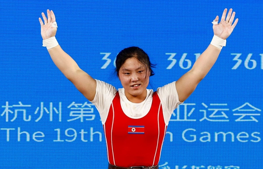 Kim Il Gyong gây tiếng vang lớn cho cử tạ Triều Tiên ở Asiad 19 Kim Il Gyong gây tiếng vang lớn cho cử tạ Triều Tiên ở Asiad 19