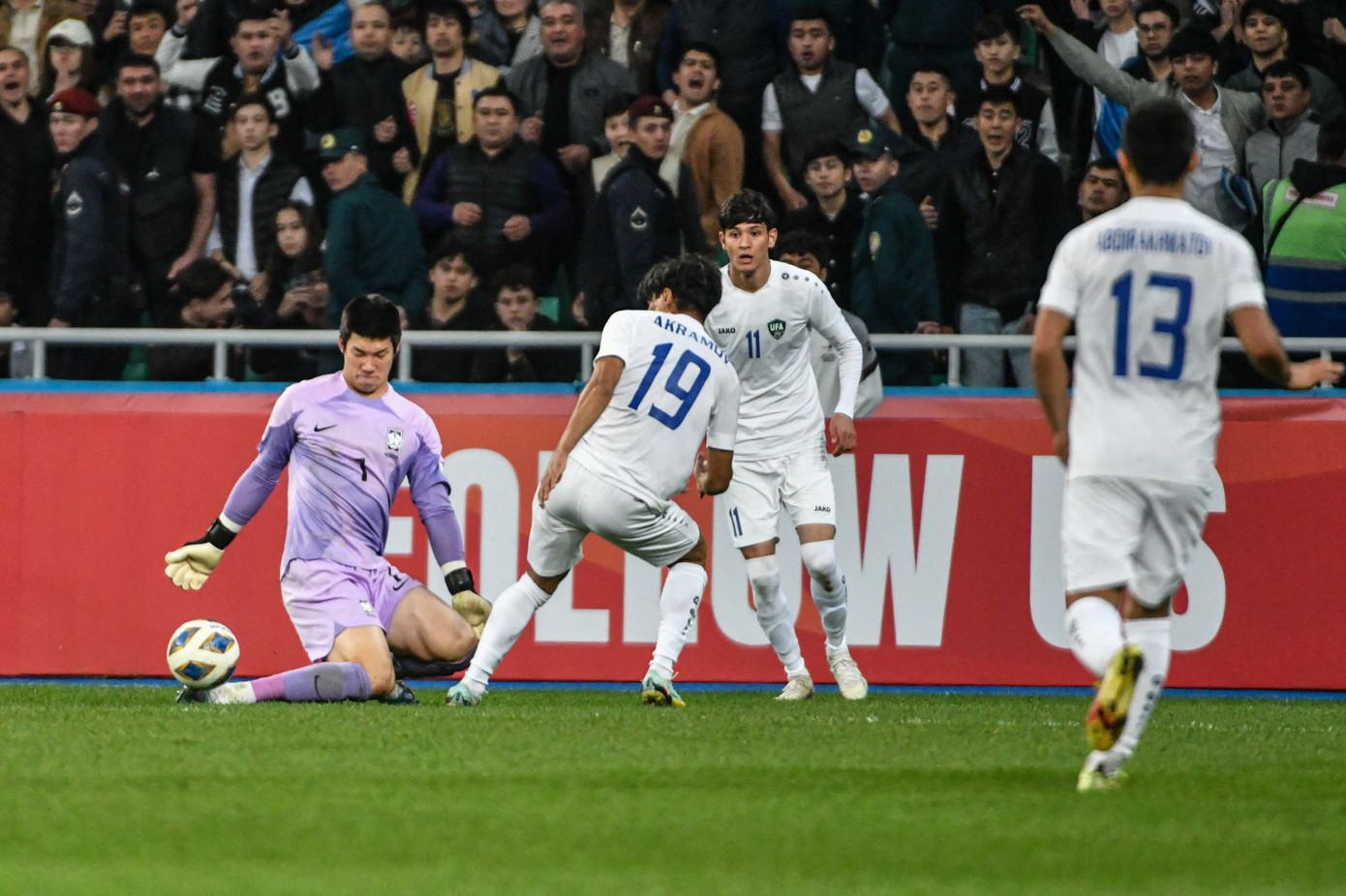 U20 Uzbekistan phung phí cơ hội trước U20 Hàn Quốc. Ảnh: AFC U20 Uzbekistan phung phí cơ hội trước U20 Hàn Quốc. Ảnh: AFC