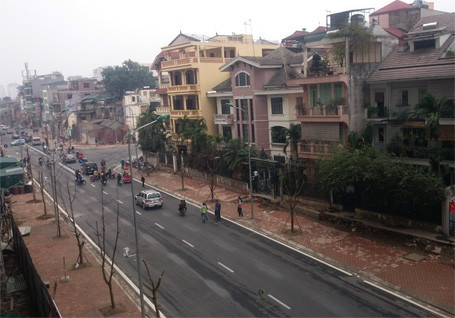 Các phương tiện lưu thông thông thoáng trên đường Trần Phú - Kim Mã