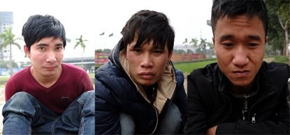 Nhóm thanh niên bị tạm giữ để điều tra hành vi trộm cắp xe máy, tiêu thụ xe gian.