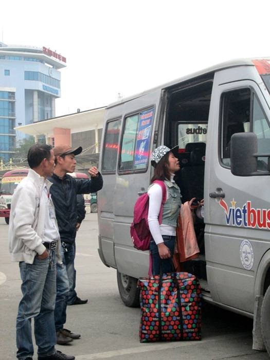bến xe, sinh viên, về quê, tết, 2015, giảm giá