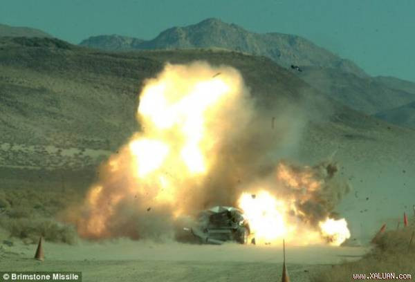 Vũ khí quân sự khắc tinh của xe tăng chính là tên lửa diệt tăng Brimstone