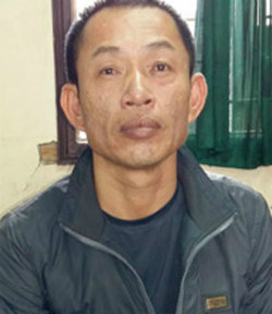 Linh “Camry” tại trụ sở công an. Ảnh: CTV.