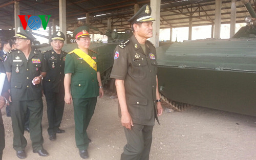 Campuchia khánh thành xưởng sửa xe tăng do VN viện trợ ảnh 3