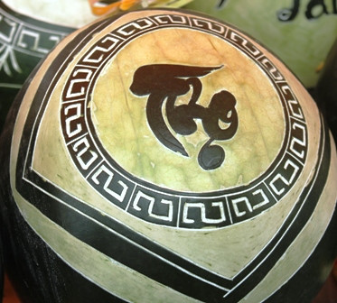 Ngỡ ngàng thư pháp trên... dưa của bạn trẻ Cần Thơ ảnh 8