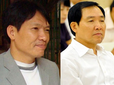 Do chủ mưu giúp Dương Chí Dũng bỏ trốn ra nước ngoài, bị can Dương Tự Trọng (bên trái, em ông Dũng) sẽ bị xét xử vào ngày 7/1