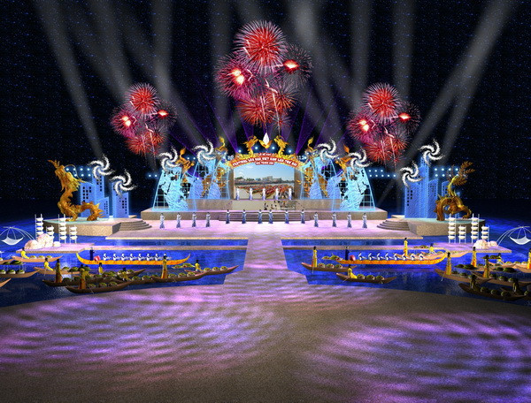 Demo thiết kế sân khấu bế mạc