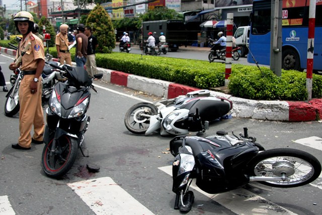 Cơ quan công an phong tỏa hiện trường