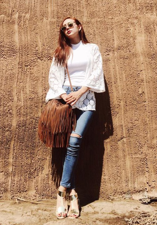 Street style trắng tinh khôi của mỹ nhân Việt ảnh 2