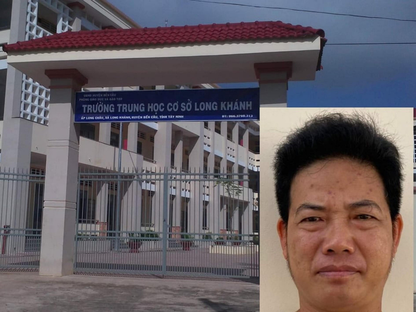 Cựu phó hiệu trưởng Trường THCS Long Khánh - bị can Nguyễn Văn Trác.