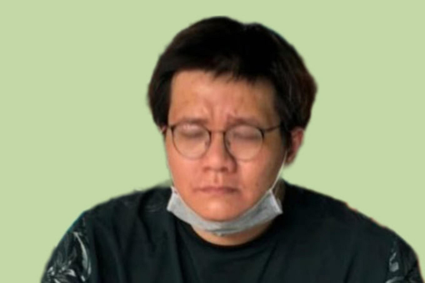 Nhâm Hoàng Khang tại Cơ quan điều tra. Nhâm Hoàng Khang tại Cơ quan điều tra.