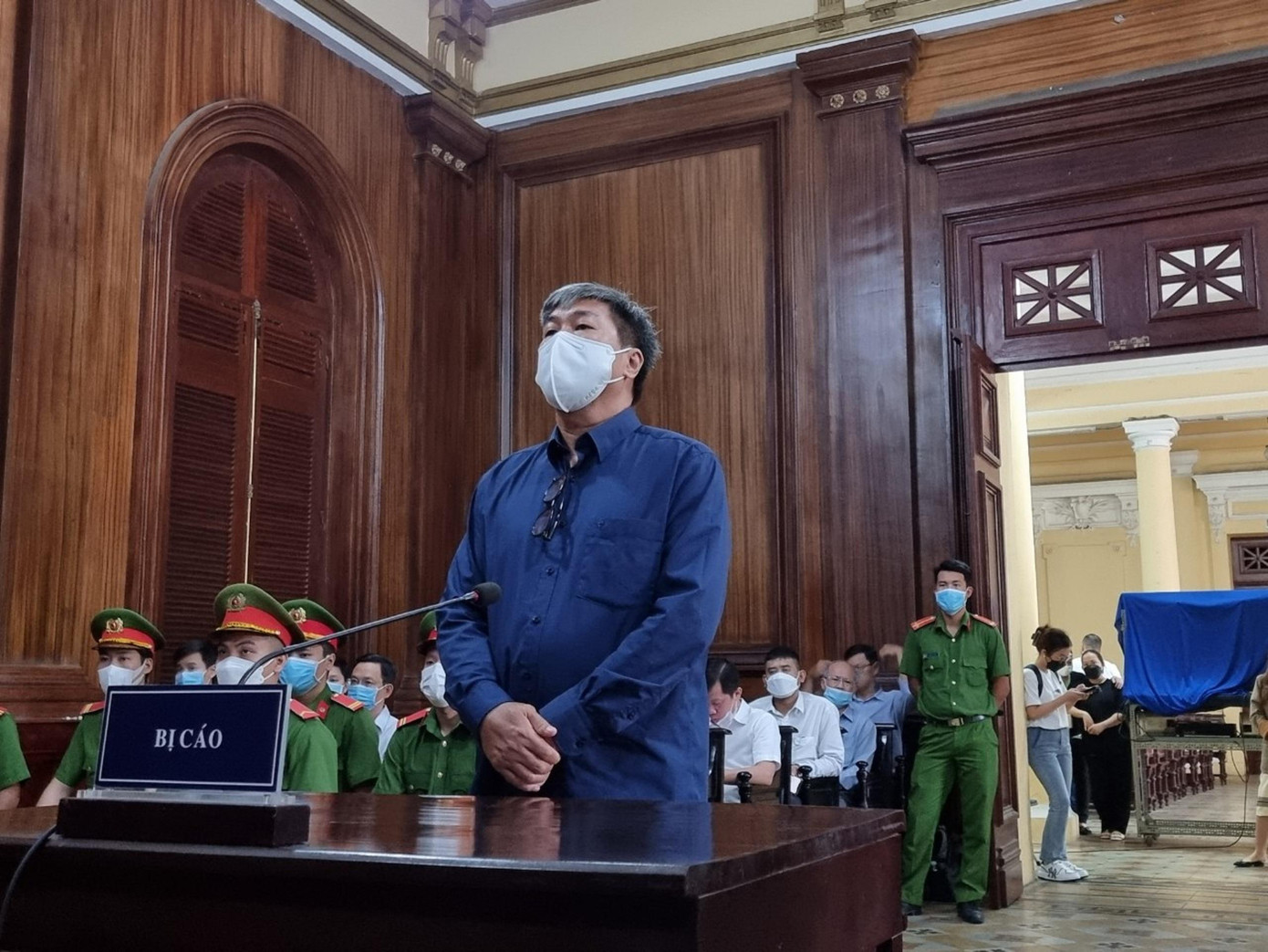 Cựu Giám đốc Cty Tân Hồng Uy - bị cáo Đinh Hồng Hải tại phiên tòa,