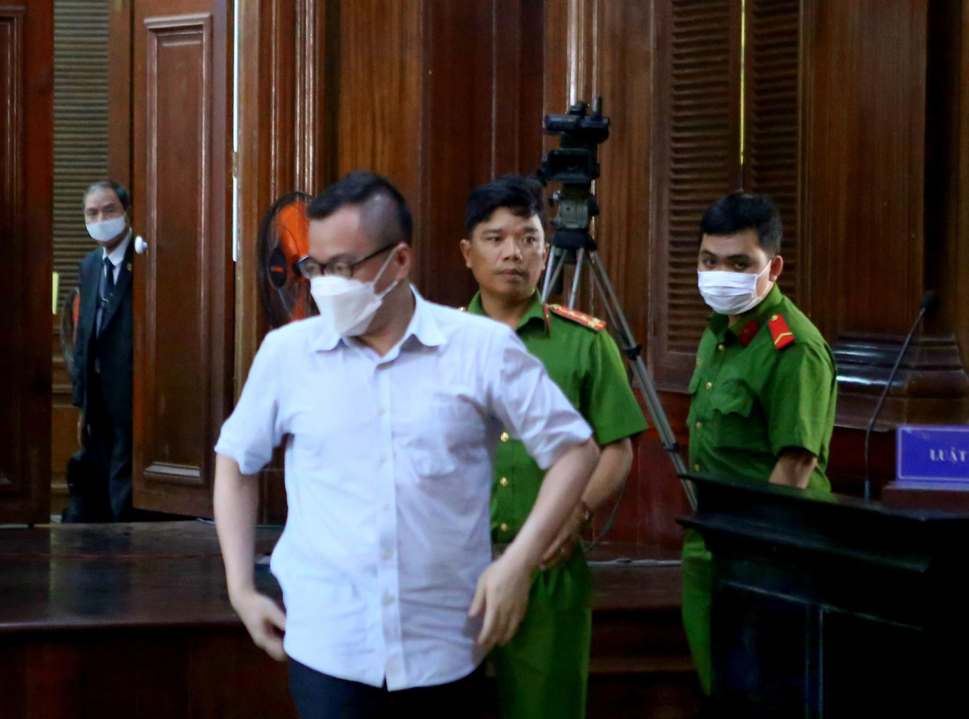 Bị cáo Tề Trí Dũng tại phiên tòa. Ảnh: T.C Bị cáo Tề Trí Dũng tại phiên tòa. Ảnh: T.C