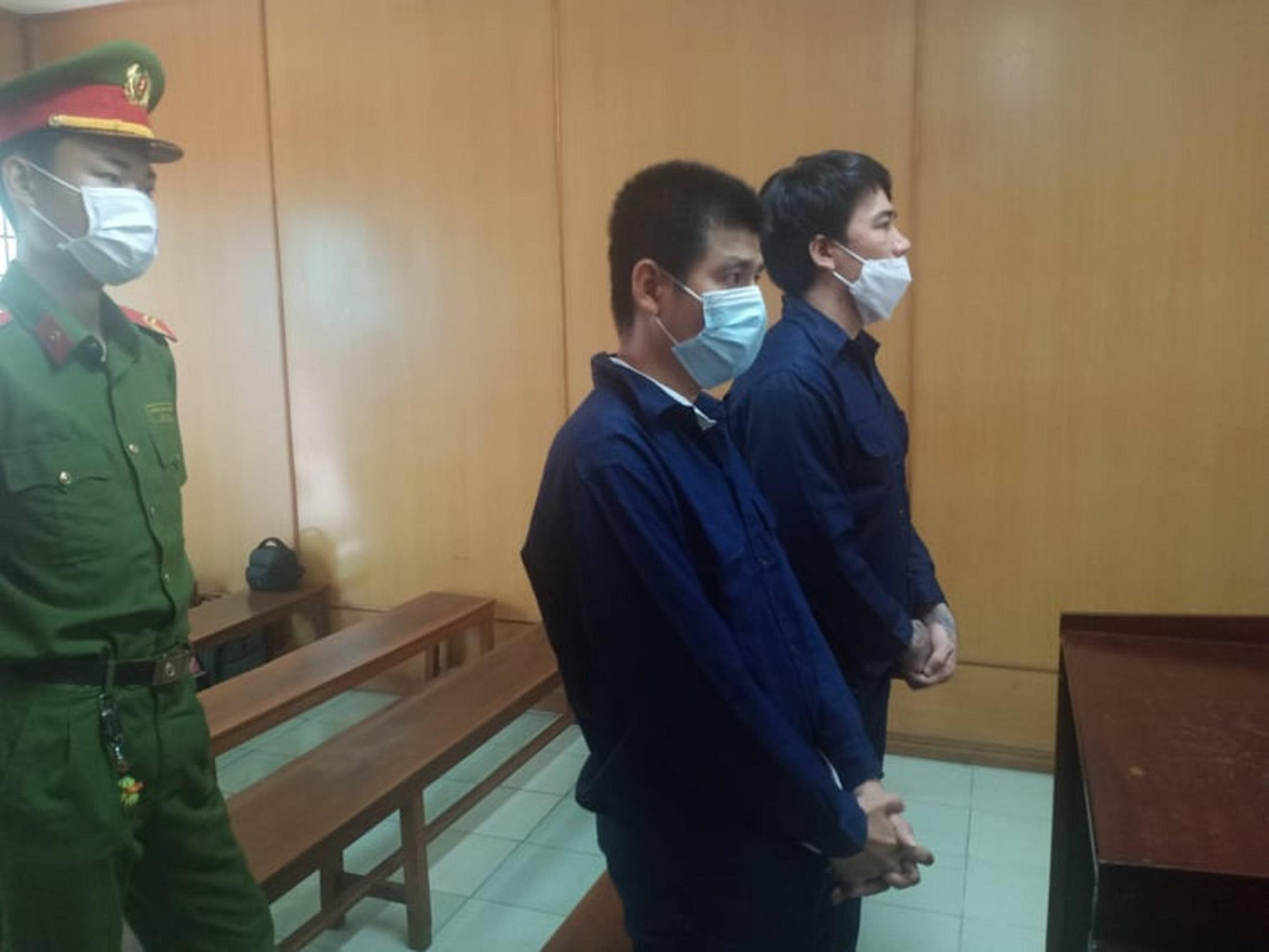 Bị cáo Nguyễn Văn Trọng (phải) và Trần Tuấn Hải nghe Tòa tuyên án. Ảnh: Tân Châu. Bị cáo Nguyễn Văn Trọng (phải) và Trần Tuấn Hải nghe Tòa tuyên án. Ảnh: Tân Châu.