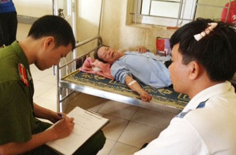 Anh Hiếu kể lại toàn bộ sự việc cho công an