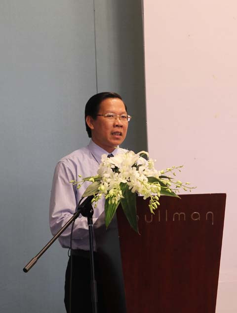 Anh Phan Văn Mãi - Bí thư thường trực T.Ư Đoàn, Chủ tịch Hội LHTN Việt Nam phát biểu tại lễ ký kết hợp tác