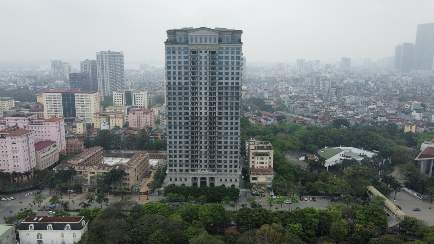 Dự án D’.Palais de Louis được Tập đoàn Tân Hoàng Minh khởi công xây dựng cuối năm 2009. Theo giới thiệu, tòa nhà cao 27 tầng và 4 tầng hầm, gồm 242 căn hộ cao cấp có diện tích từ 113m2 – 240m2, với 2-3 phòng ngủ được triển khai xây dựng trên khu đất có diện tích 4.791m2.