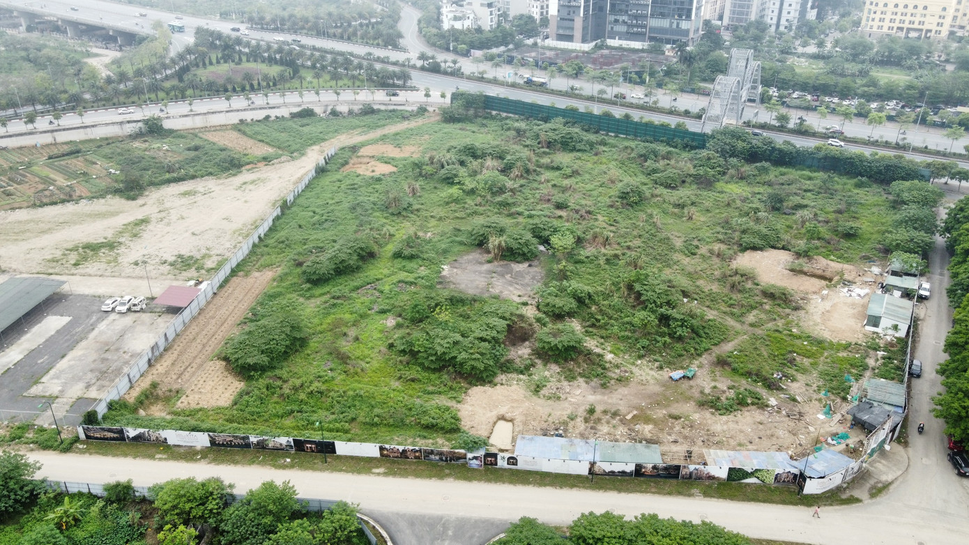Khu đất có vị trí đắc địa ngay mặt đường Võ Chí Công (quận Tây Hồ, Hà Nội).