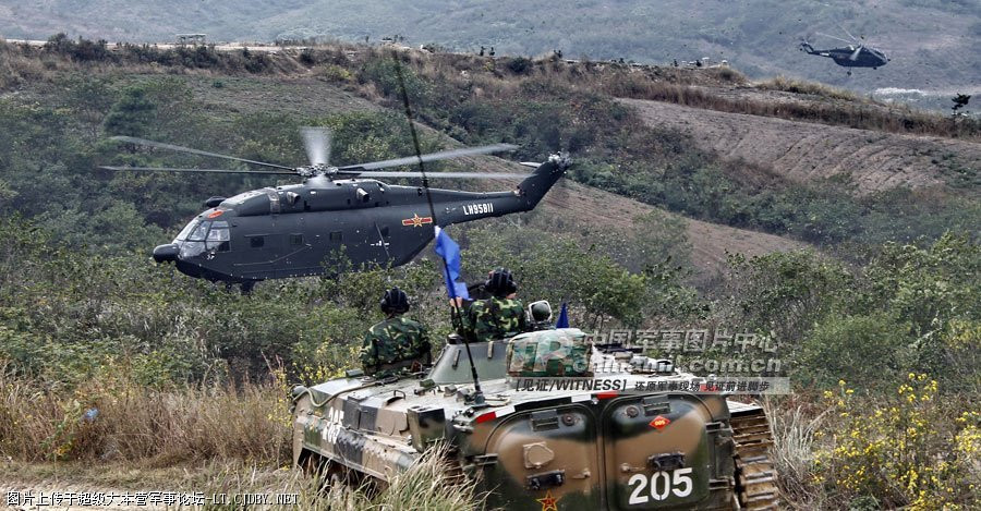 PLA thường xuyên diễn tập quy mô lớn. PLA thường xuyên diễn tập quy mô lớn