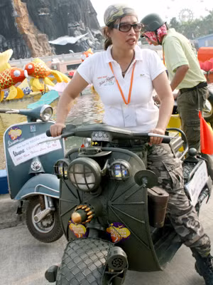 Một fan Vespa đến từ Đà Lạt