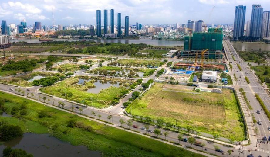 4 lô đất vàng ở Thủ Thiêm đã được đấu giá thành công với giá cao gấp nhiều lần giá khởi điểm.