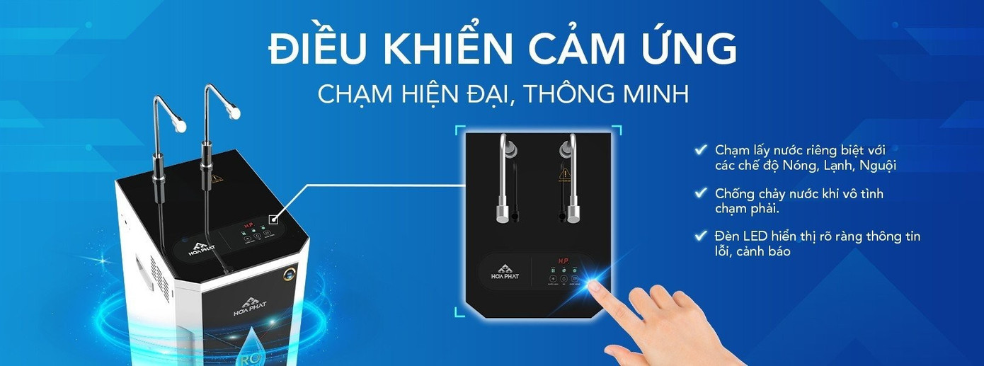 Máy lọc nước RO có chế độ cảm ứng nhạy bén