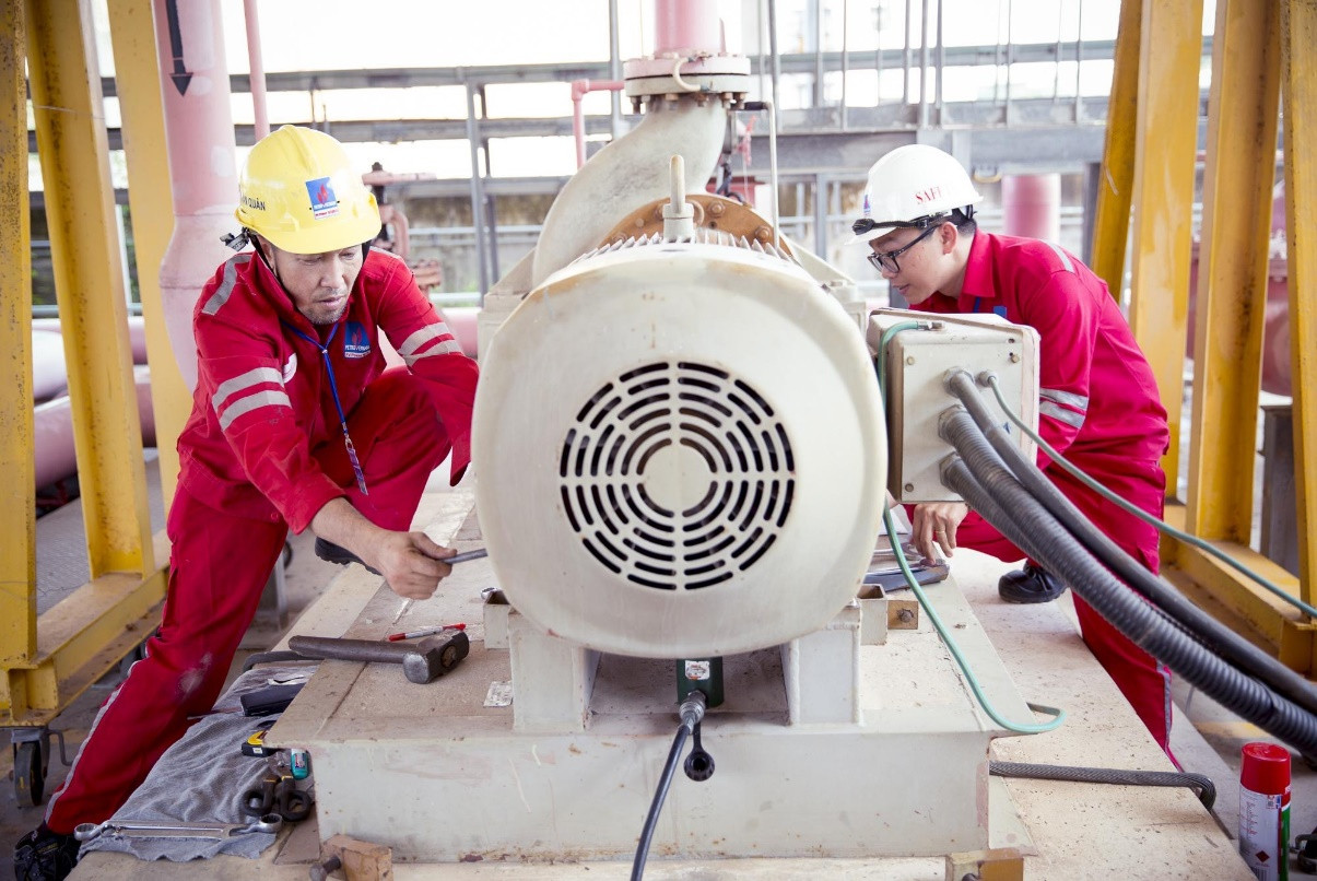 Các thí sinh tham gia Hội thi tay nghề của PV Power