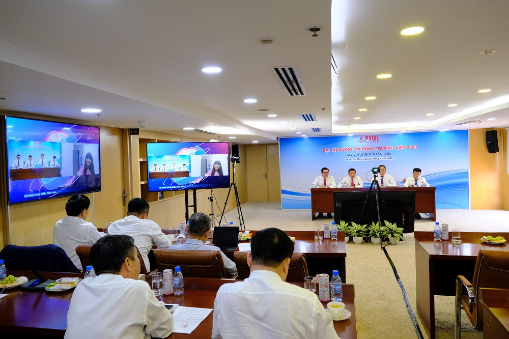 Cổ đông tham gia Đại hội theo hình thức trực tuyến