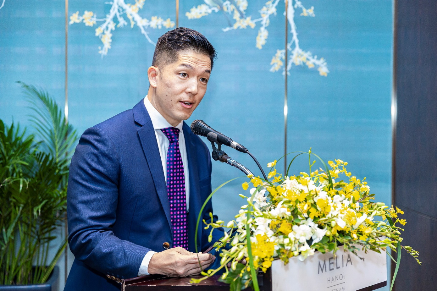 Ông Darrell Oh, Tổng Giám đốc Pfizer Việt Nam chia sẻ trong sự kiện Ông Darrell Oh, Tổng Giám đốc Pfizer Việt Nam chia sẻ trong sự kiện