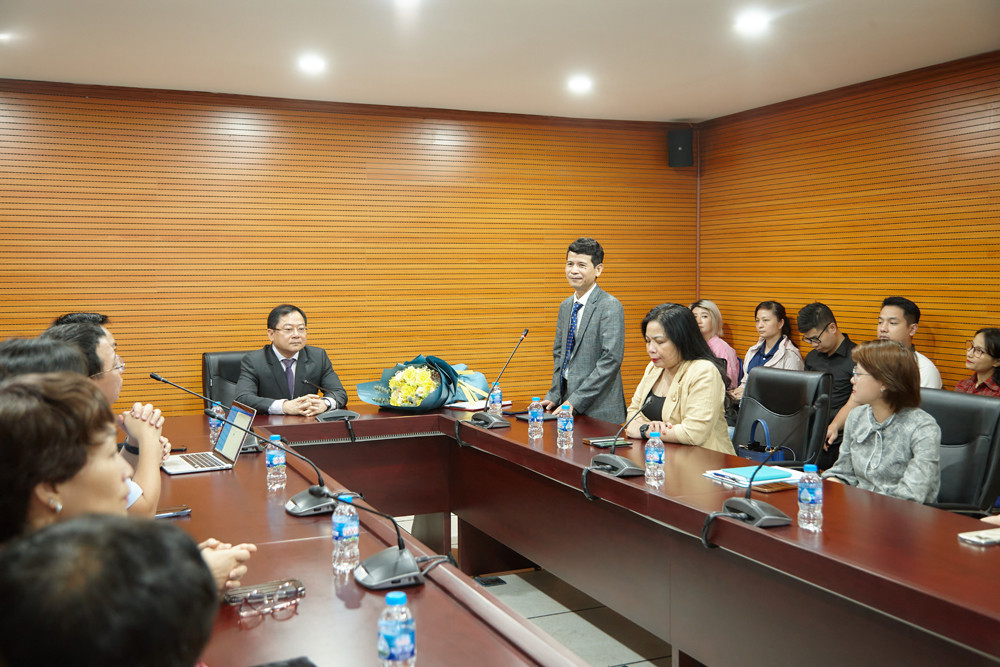 Ông Nguyễn Văn Hải – Phó Tổng Giám đốc Công ty, phát biểu tại cuộc họp.