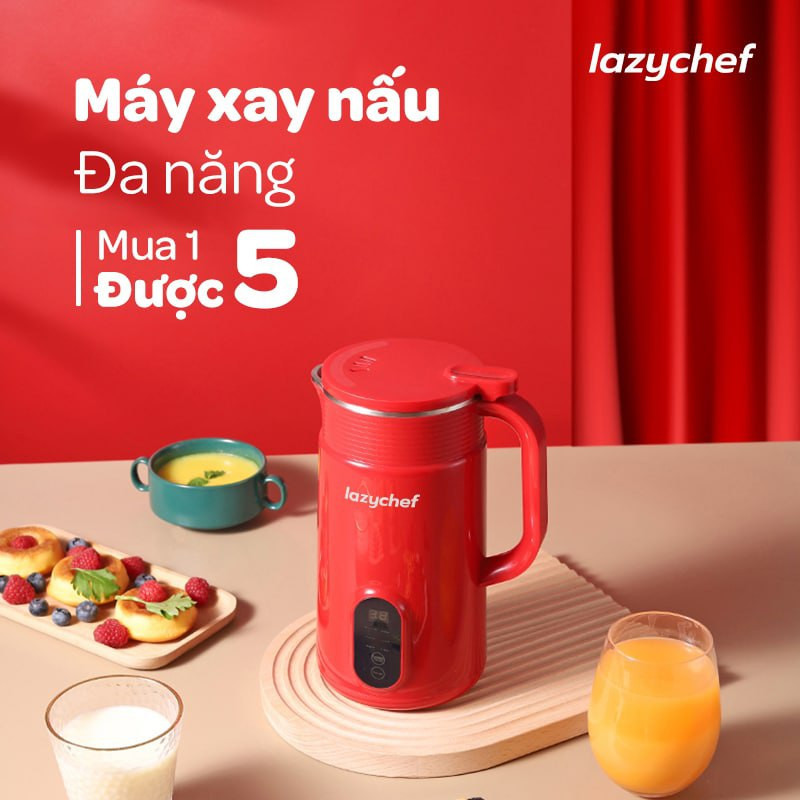 Máy xay nấu đa năng 5in1 chính hãng Lazychef